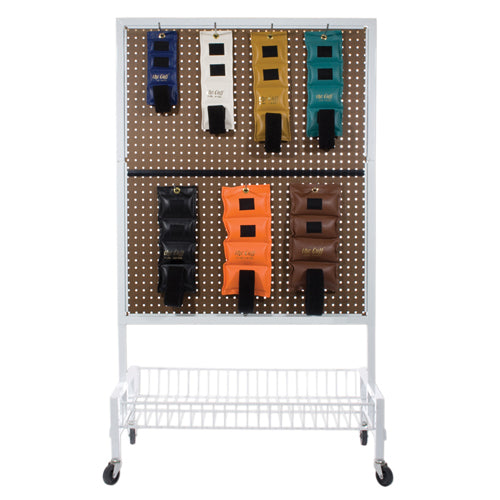 Mobile Weight Cart for Organizing Weights and Accessories