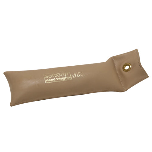 SoftGrip Hand Weight 6 lb Tan for Comfortable Workouts