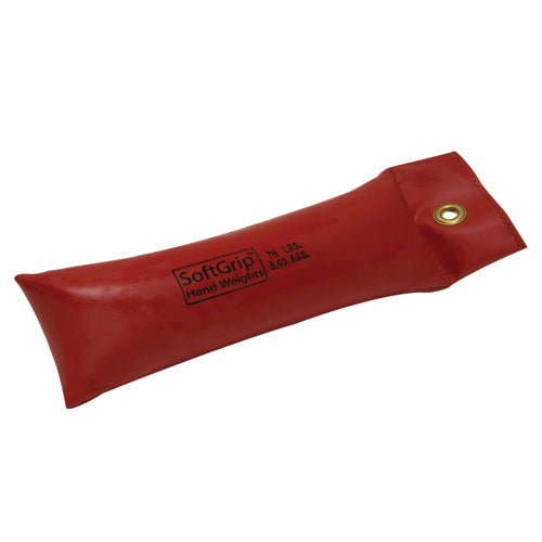 SoftGrip Hand Weight 7.5 lb Red for Comfortable Workouts