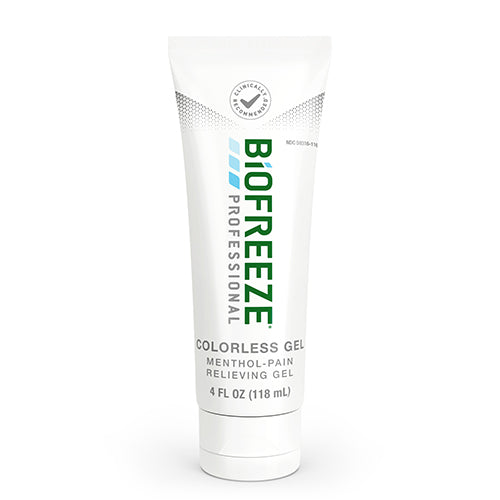 Biofreeze - 4 Oz. Tube Dye-Free Prof Version for Pain Relief