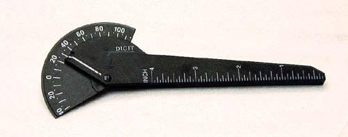 Digit Plastic Goniometer 180o for Accurate Joint Measurement