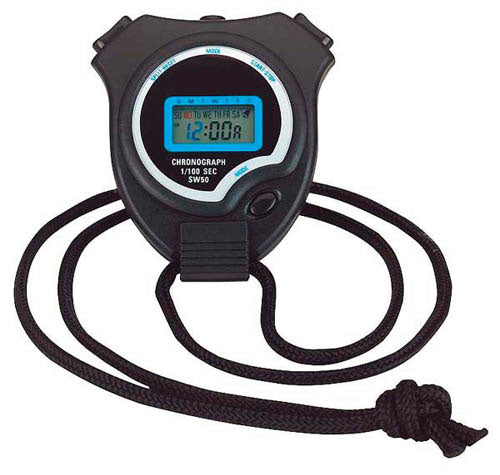 Digital Stop Watch with Alarm and Split Time Features