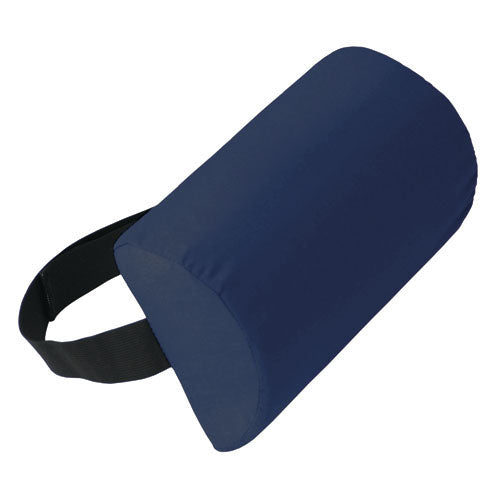 Lumbar Roll Half w Strap 7 x 11 Navy Support Cushion