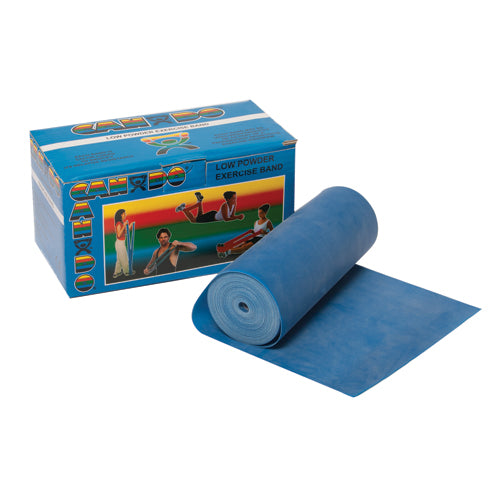 Cando Exercise Band Blue Heavy 6-Yard Roll for Rehab