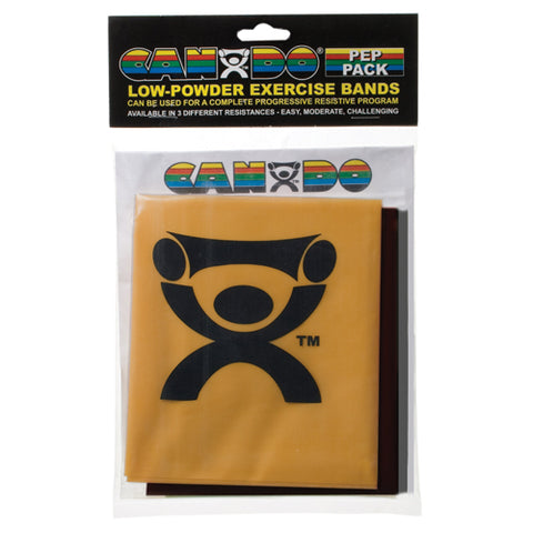 Cando Band PEP Packs Challenging Black Silver Gold Set