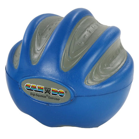 Hand Exerciser Medium Firm Blue CanDo Digi-Squeeze Ball