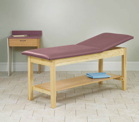 H-Brace Treatment Table Rising Top w/Shelf 30x72x31 Model