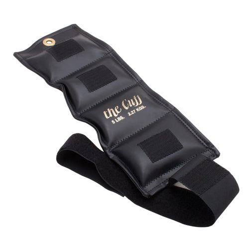 Deluxe Cuff Weight 5 Black for Arm and Leg Exercises