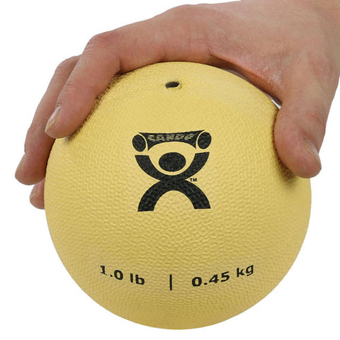 Plyometric Rebounder Ball 1 lb Tan 5 Diameter for Fitness