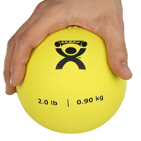 Plyometric Rebounder Ball 2 lb Yellow 5 Inch Diameter Fitness