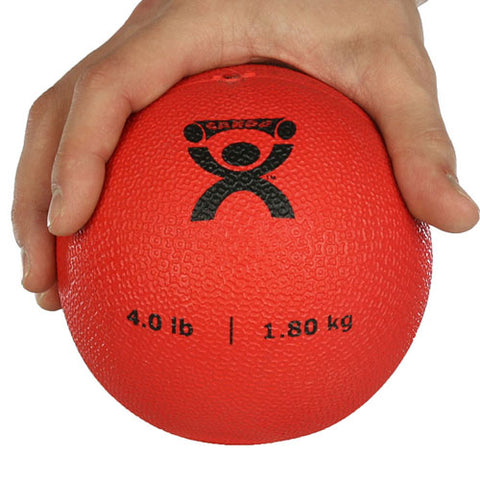 Plyometric Rebounder Ball 4 lb Red 5 Diameter for Fitness