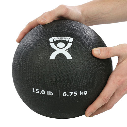 Plyometric Rebounder Ball 15 lb Black 9 Inch Diameter