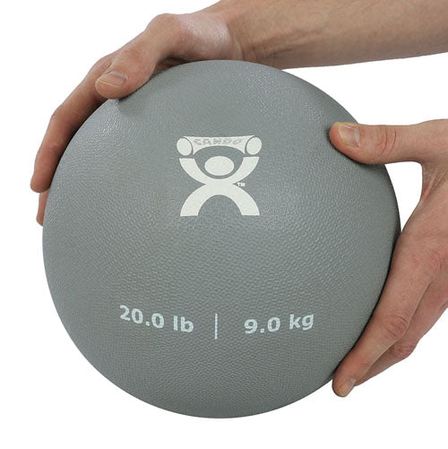 Plyometric Rebounder Ball 20 lb Silver 9 Diameter for Fitness