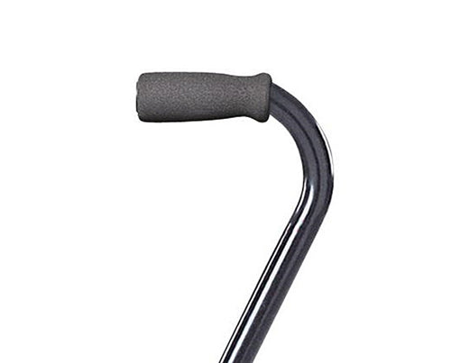 Hand Grip for Quad Cane & Offset Cane Gray Foam Accessory