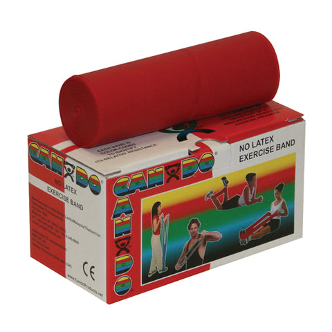 Cando Band Non-Latex Red Light 6 Yard for Exercise Therapy