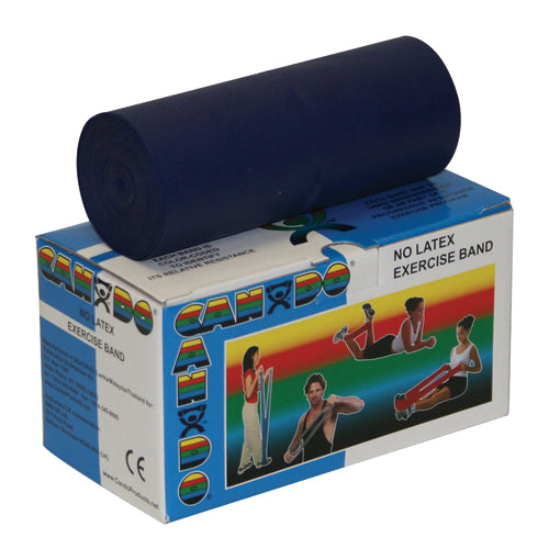 Cando Band Non-Latex Blue Heavy 6 Yard Roll for Therapy