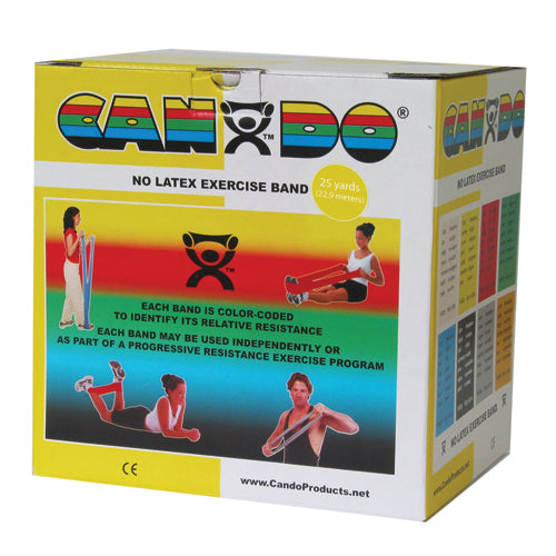 Cando Band Non-Latex Yellow X-Light 25 Yard Exercise Roll