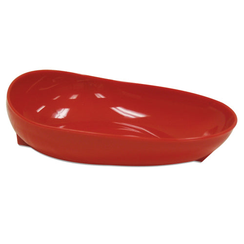 Scooper Dish Redware w Non-Skid Base for Easy Eating