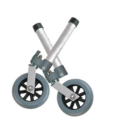 Comb. Swivel/Fixed Wheels 5 w/Lock & Rear Glides Pair