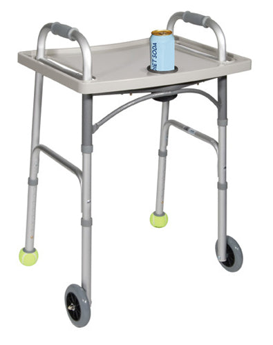 Universal Walker Tray with Cup Holder Grey Drive Easy Install