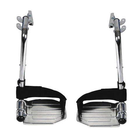 Swing-Away Footrests Only for Wheelchair - Aluminum Pair