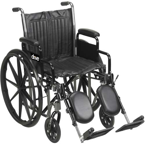 Wheelchair Econ Rem Full Arms 20 With Swing-Away Footrests