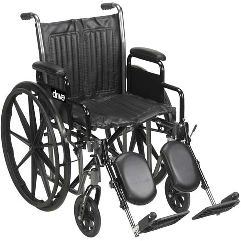 Wheelchair Econ Rem Full Arms 20 With Swing-Away Footrests