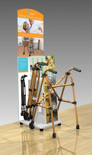 Display Only for Metro and EZ Fold-N-Go Walker Stand