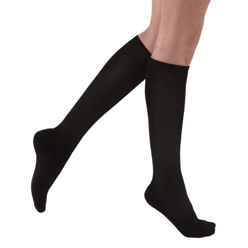 Jobst Activewear 20-30 Knee-Hi Socks Black Large Full Calf