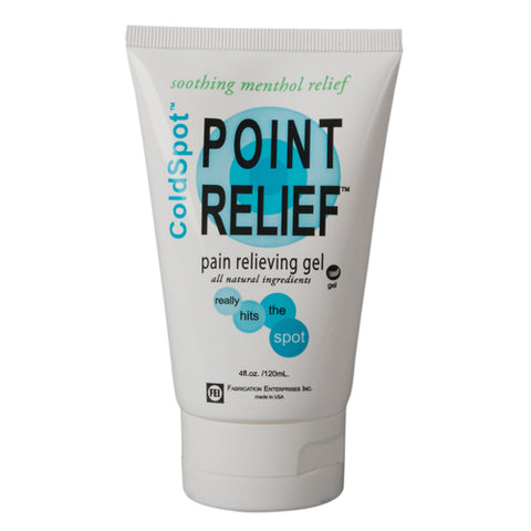 Point Relief ColdSpot Pain Relief Gel 4oz Tube for Aches