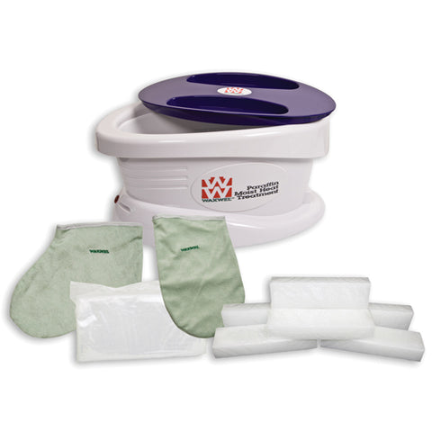 WaxWel Paraffin Unit w/6lbs Unscented Wax for Therapy