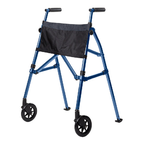 EZ Fold-N-Go Walker Cobalt Blue - Lightweight and Portable