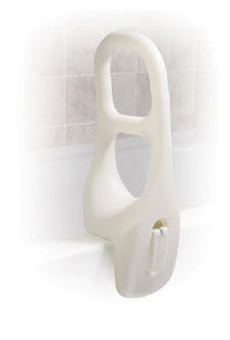 Tub Rail Plastic 16.5 White for Safe Bathtub Access