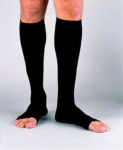 Jobst For Men 20-30 Knee OT Black Compression Socks