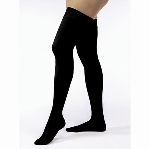 Jobst Opaque 30-40 Thigh-Hi Black Small Compression Stockings