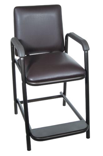 Hip Chair Deluxe Dark Brown with Thick-Padded Cushions