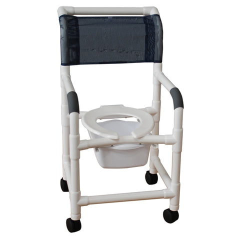 Deluxe Shower Chair With Square Pail PVC For Comfort