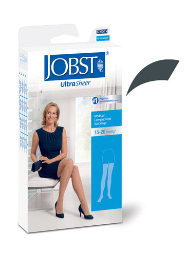 Jobst Ultrasheer 15-20 mmHg Thigh Hi Small Antracite