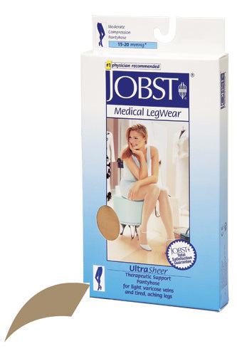 Jobst Ultrasheer 15-20mmHG Pantyhose Honey Small Size