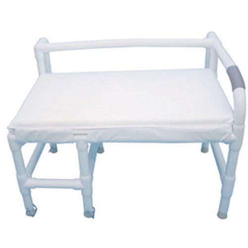 Transfer Bench Bariatric PVC 700 lb Weight Cap Durable Bath Aid