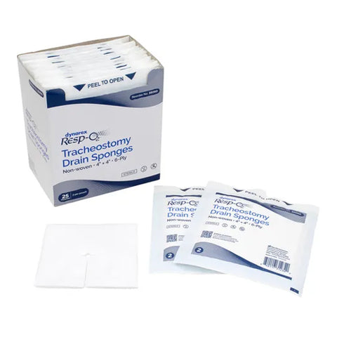 Non-Woven Drain IV Sponge 4 x4 6 Ply 25-2 Pk Sterile