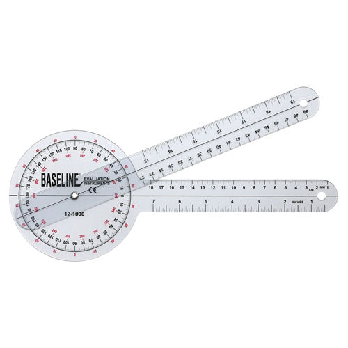 Baseline Goniometer 12 360d Plastic Accurate Joint Measurement