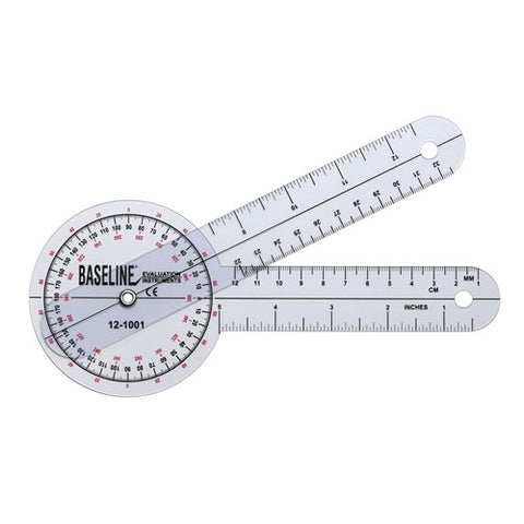 Baseline Goniometer 8 360d with Clear Plastic Design