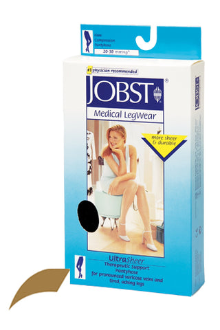 Jobst Ultrasheer 20-30 CT Pantyhose Sun Tan Large Size