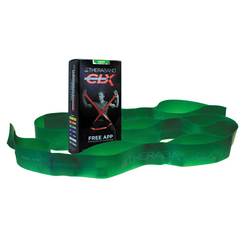 Theraband Consecutive Loops Green 5' Individual 9-Loop Fitness