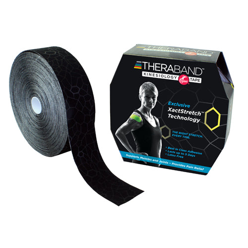 TheraBand Kinesiology TapeBulk 2 x 103.3 Feet Black