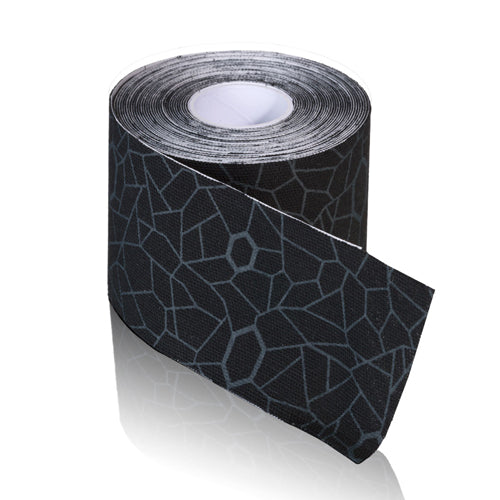 TheraBand KinesiologyTape STD Roll 2 x16.4 Feet Black Gray