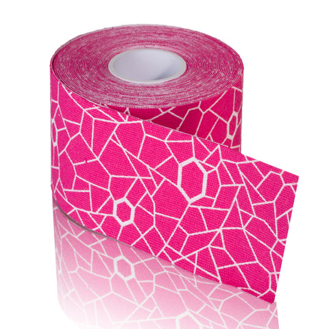 TheraBand Kinesiology Tape STD Roll 2 x16.4 Pink White