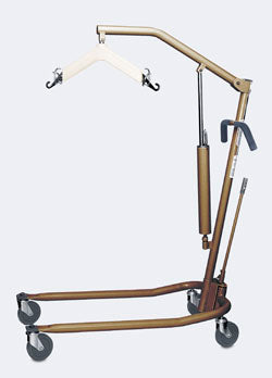 Patient Lifter Hydraulic w/6-Point Cradle PMI 450 lb Capacity