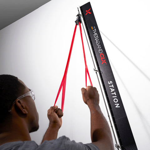 Theraband CLX Wall Station for Strength Training and Flexibility